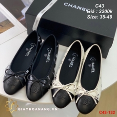 C43-132 Chanel giày bệt siêu cấp