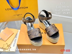 C77-222 Louis Vuitton sandal cao 10cm siêu cấp