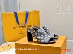 C77-230 Louis Vuitton dép cao 8cm siêu cấp