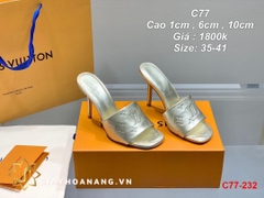 C77-232 Louis Vuitton dép cao 1cm , 6cm , 10cm siêu cấp