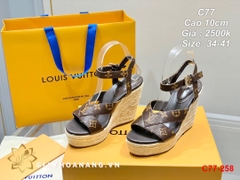 C77-258 Louis Vuitton sandal cao 10cm siêu cấp