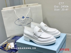 C77-272 Prada giày lười siêu cấp