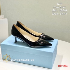 C77-284 Prada giày cao 6cm siêu cấp