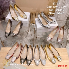 D148-44 Manolo blahnik giày cao 1cm , 7cm siêu cấp