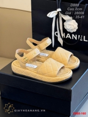 D888-160 Chanel sandal cao gót 2cm siêu cấp