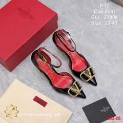 E32-25 Valentino sandal cao 8cm siêu cấp