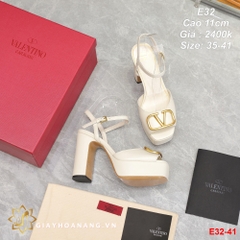 E32-41 Valentino sandal cao 11cm siêu cấp