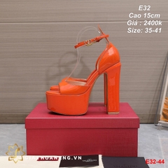 E32-44 Valentino sandal cao 15cm siêu cấp