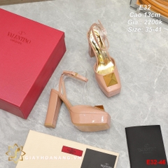E32-46 Valentino sandal cao 13cm siêu cấp