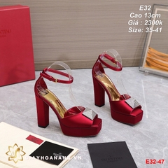 E32-47 Valentino sandal cao 13cm siêu cấp