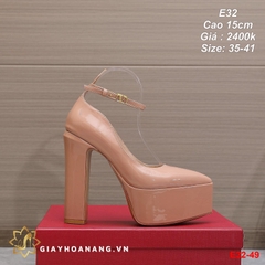 E32-49 Valentino sandal cao 15cm siêu cấp