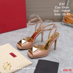 E32-76 Valentino sandal cao 10cm siêu cấp