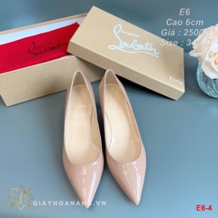 E6-4 Louboutin giày cao 6cm siêu cấp