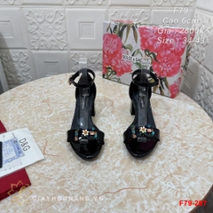 F79-297 Dolce & Gabbana sandal cao gót 6cm siêu cấp