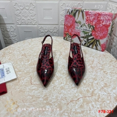 F79-321 Dolce & Gabbana sandal cao gót 6cm siêu cấp