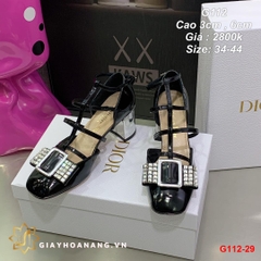 G112-29 Dior sandal cao 3cm , 6cm siêu cấp