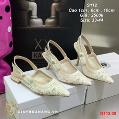 G112-38 Dior sandal cao 1cm , 6cm , 10cm siêu cấp