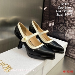 G112-43 Dior sandal cao 8cm siêu cấp