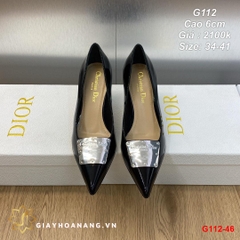 G112-46 Dior giày cao 6cm siêu cấp