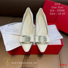 G15-2 Salvatore Ferragamo giày cao gót 3cm siêu cấp