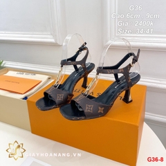 G36-8 Louis Vuitton sandal cao 6cm , 9cm siêu cấp