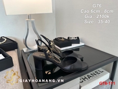 G76-111 Chanel sandal cao 6cm , 8cm siêu cấp