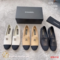 G76-112 Chanel giày lười siêu cấp