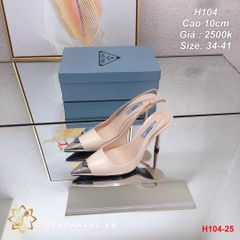 H104-25 Prada sandal cao 10cm siêu cấp