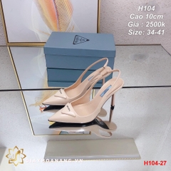 H104-27 Prada sandal cao 10cm siêu cấp
