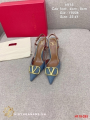 H115-253 Valentino sandal cao 1cm , 4cm , 8cm siêu cấp