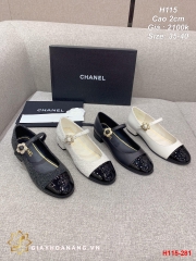 H115-281 Chanel giày cao 2cm siêu cấp