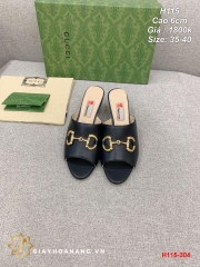 H115-304 Gucci dép  cao 6cm  siêu cấp