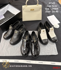 H143-1 Chanel giày cao 5cm siêu cấp