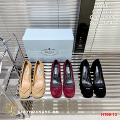 H166-13 Prada giày cao 5cm siêu cấp
