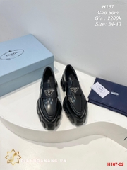 H167-52 Prada giày cao 6cm siêu cấp