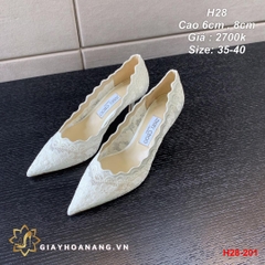 H28-201 Jimmy Choo giày cao 6cm , 8cm siêu cấp