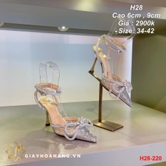 H28-220 Mach & Mach sandal cao 6cm , 9cm siêu cấp