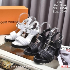 H37-2 Louis Vuitton sandal cao 9cm siêu cấp