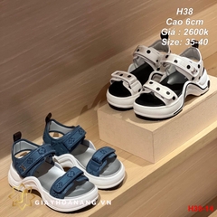 H38-14 Louis Vuitton sandal cao 6cm siêu cấp
