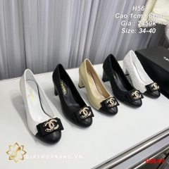 H56-97 Chanel giày cao 1cm , 6cm siêu cấp
