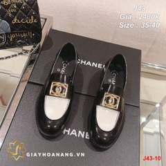 J43-10 Chanel giày lười siêu cấp