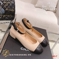 J43-7 Chanel giày bệt siêu cấp