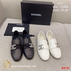 K27-91 Chanel giày lười siêu cấp