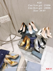 K28-17 Prada giày cao 1cm, 8cm siêu cấp