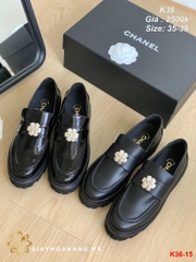 K36-15 Chanel giày lười siêu cấp