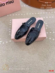 K6-50 Miu Miu sandal cao 3cm siêu cấp