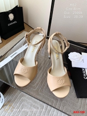 K62-109 Chanel sandal cao 8cm siêu cấp