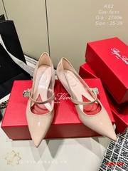 K62-130 Roger Vivier giày cao 6cm siêu cấp