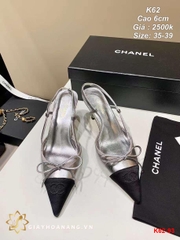 K62-93 Chanel sandal cao 6cm siêu cấp