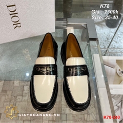 K78-240 Dior giày lười siêu cấp
